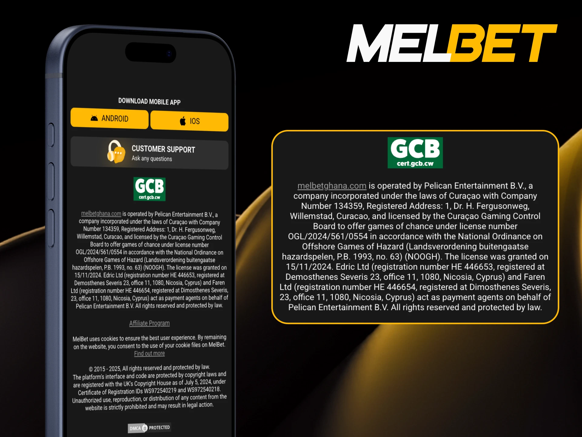 Enjoy safe and reliable gaming with Melbet.