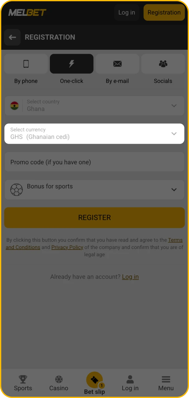 Verify your currency and play live on Melbet.